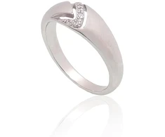 Diamond Sky Jewelry Sidabrinis žiedas su cirkoniais „Kristalo Takas V“