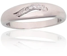 Diamond Sky Jewelry Sidabrinis žiedas su cirkoniais „Kristalo Takas“
