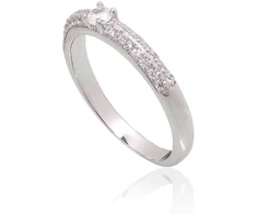 Diamond Sky Jewelry Sidabrinis žiedas su cirkoniais „Tokijas IV“