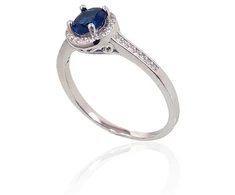 Diamond Sky Jewelry Sidabrinis žiedas su cirkoniais „Širdys ir Strėlės VII“