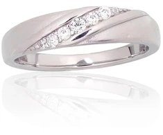 Diamond Sky Jewelry Sidabrinis žiedas su cirkoniais „Kristalo Takas VIII“