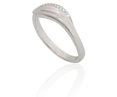 Diamond Sky Jewelry Sidabrinis žiedas su cirkoniais „Kristalo Takas III“