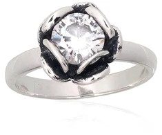 Diamond Sky Jewelry Sidabrinis žiedas su cirkoniais „Frozen Dew“