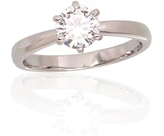 Diamond Sky Jewelry Sidabrinis žiedas su cirkoniais „Juno III“