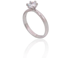 Diamond Sky Jewelry Sidabrinis žiedas su cirkoniais „Juno III“