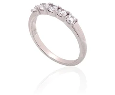 Diamond Sky Jewelry Sidabrinis žiedas su cirkoniais „Kristalo Takas XI“