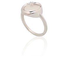 Diamond Sky Jewelry Sidabrinis žiedas su cirkoniais ir perlamutru „Falling Star“