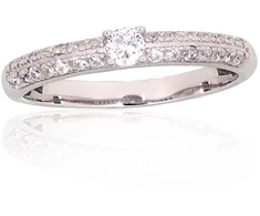 Diamond Sky Jewelry Sidabrinis žiedas su cirkoniais „Tokijas IV“