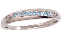 Diamond Sky Jewelry Sidabrinis žiedas su cirkoniais „Shining Path IV“