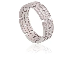 Diamond Sky Jewelry Sidabrinis žiedas su cirkoniais „Mosaic II“