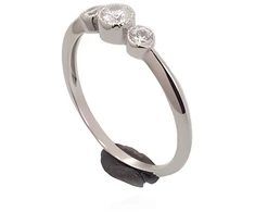 Diamond Sky Jewelry Sidabrinis žiedas su cirkoniais „Stardust Circle“