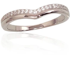 Diamond Sky Jewelry Sidabrinis žiedas su cirkoniais „Path of Light“