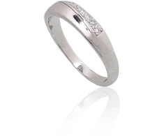 Diamond Sky Jewelry Sidabrinis žiedas su cirkoniais „Kristalo Takas IX“
