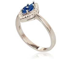 Diamond Sky Jewelry Sidabrinis žiedas su cirkoniais „Aleksandrija IV“