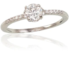 Diamond Sky Jewelry Sidabrinis žiedas su cirkoniais „Sophie“