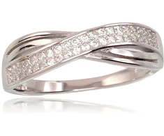 Diamond Sky Jewelry Sidabrinis žiedas su cirkoniais „X Factor IV“