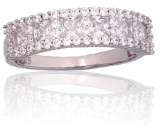 Diamond Sky Jewelry Sidabrinis žiedas su cirkoniais „Marquise“