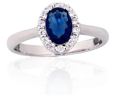 Diamond Sky Jewelry Sidabrinis žiedas su cirkoniais „Ferro“