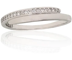 Diamond Sky Jewelry Sidabrinis žiedas su cirkoniais „Moonlit Path“