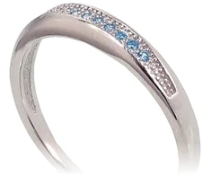 Diamond Sky Jewelry Sidabrinis žiedas su cirkoniais „Shining Path IV“
