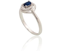 Diamond Sky Jewelry Sidabrinis žiedas su cirkoniais „Dangaus Dovana III“