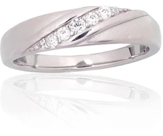 Diamond Sky Jewelry Sidabrinis žiedas su cirkoniais „Kristalo Takas VIII“