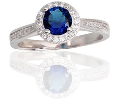 Diamond Sky Jewelry Sidabrinis žiedas su cirkoniais „Širdys ir Strėlės“