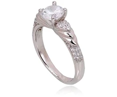 Diamond Sky Jewelry Sidabrinis žiedas su cirkoniais „Juno XVII“