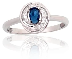 Diamond Sky Jewelry Sidabrinis žiedas su cirkoniais „Dangaus Dovana III“