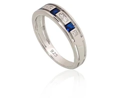 Diamond Sky Jewelry Sidabrinis žiedas su cirkoniais „Mosaic“