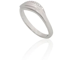 Diamond Sky Jewelry Sidabrinis žiedas su cirkoniais „Kristalo Takas III“