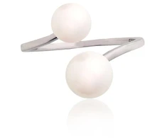 Diamond Sky Jewelry Sidabrinis žiedas su perlais „Perlų Simfonija“