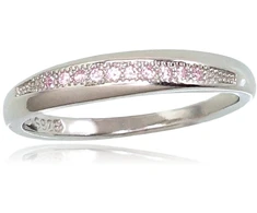 Diamond Sky Jewelry Sidabrinis žiedas su cirkoniais „Shining Path III“