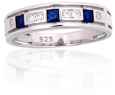 Diamond Sky Jewelry Sidabrinis žiedas su cirkoniais „Mosaic“
