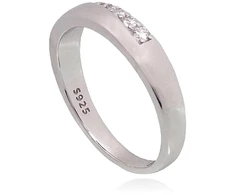 Diamond Sky Jewelry Sidabrinis žiedas su cirkoniais „Shining Path II“