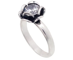 Diamond Sky Jewelry Sidabrinis žiedas su cirkoniais „Frozen Dew“