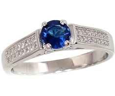 Diamond Sky Jewelry Sidabrinis žiedas su cirkoniais „Palazzo“