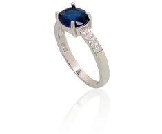 Diamond Sky Jewelry Sidabrinis žiedas su cirkoniais „Adamas“