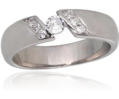 Diamond Sky Jewelry Sidabrinis žiedas su cirkoniais „Tokijas II“