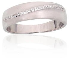 Diamond Sky Jewelry Sidabrinis žiedas su cirkoniais „Kristalo Takas IV“