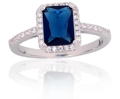 Diamond Sky Jewelry Sidabrinis žiedas su cirkoniais „Lourdes“