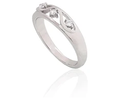 Diamond Sky Jewelry Sidabrinis žiedas su cirkoniais „Louise VII“