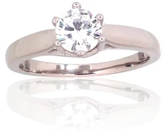 Diamond Sky Jewelry Sidabrinis žiedas su cirkoniais „Junona XIV“