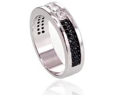 Diamond Sky Jewelry Sidabrinis žiedas su cirkoniais „Gothic II“