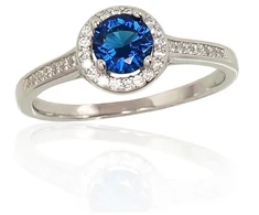 Diamond Sky Jewelry Sidabrinis žiedas su cirkoniais „Širdys ir Strėlės VII“