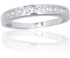Diamond Sky Jewelry Sidabrinis žiedas su cirkoniais „Domino III“