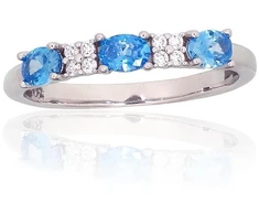 Diamond Sky Jewelry Sidabrinis žiedas su cirkoniais „Kamelija IV“