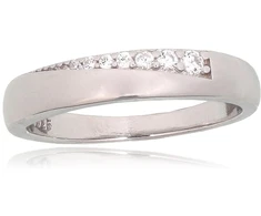 Diamond Sky Jewelry Sidabrinis žiedas su cirkoniais „Shining Path II“