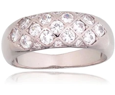 Diamond Sky Jewelry Sidabrinis žiedas su cirkoniais „Roxana XX“