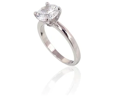 Diamond Sky Jewelry Sidabrinis žiedas su cirkoniais „Juno IV“